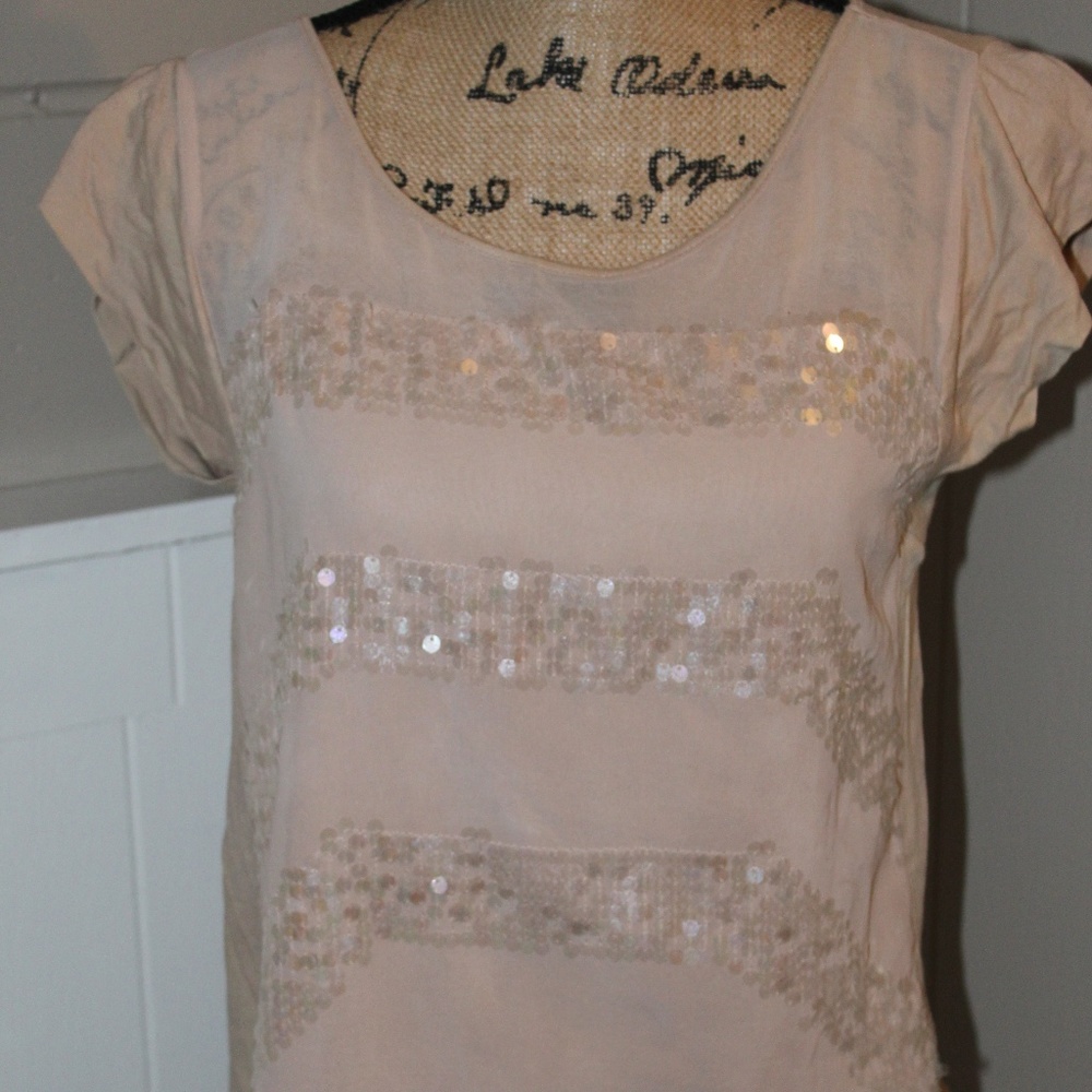 Express sequins top